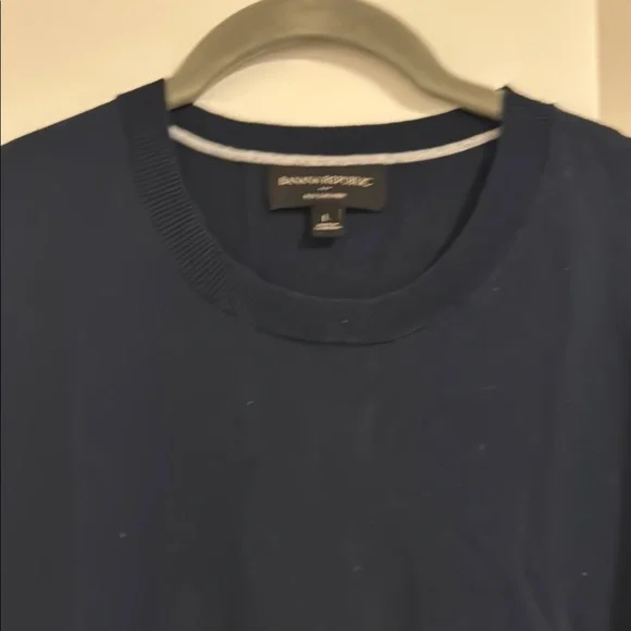 Banana Republic Men's Dark Navy Crewneck Sweater - Picture 4 of 5